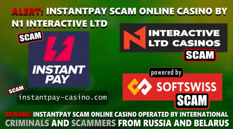 Instant Pay Casino scam - online casino - softswiss - softswiss scam