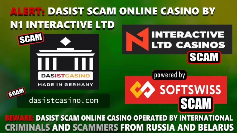 Dasist Casino scam - online casino - softswiss - softswiss scam