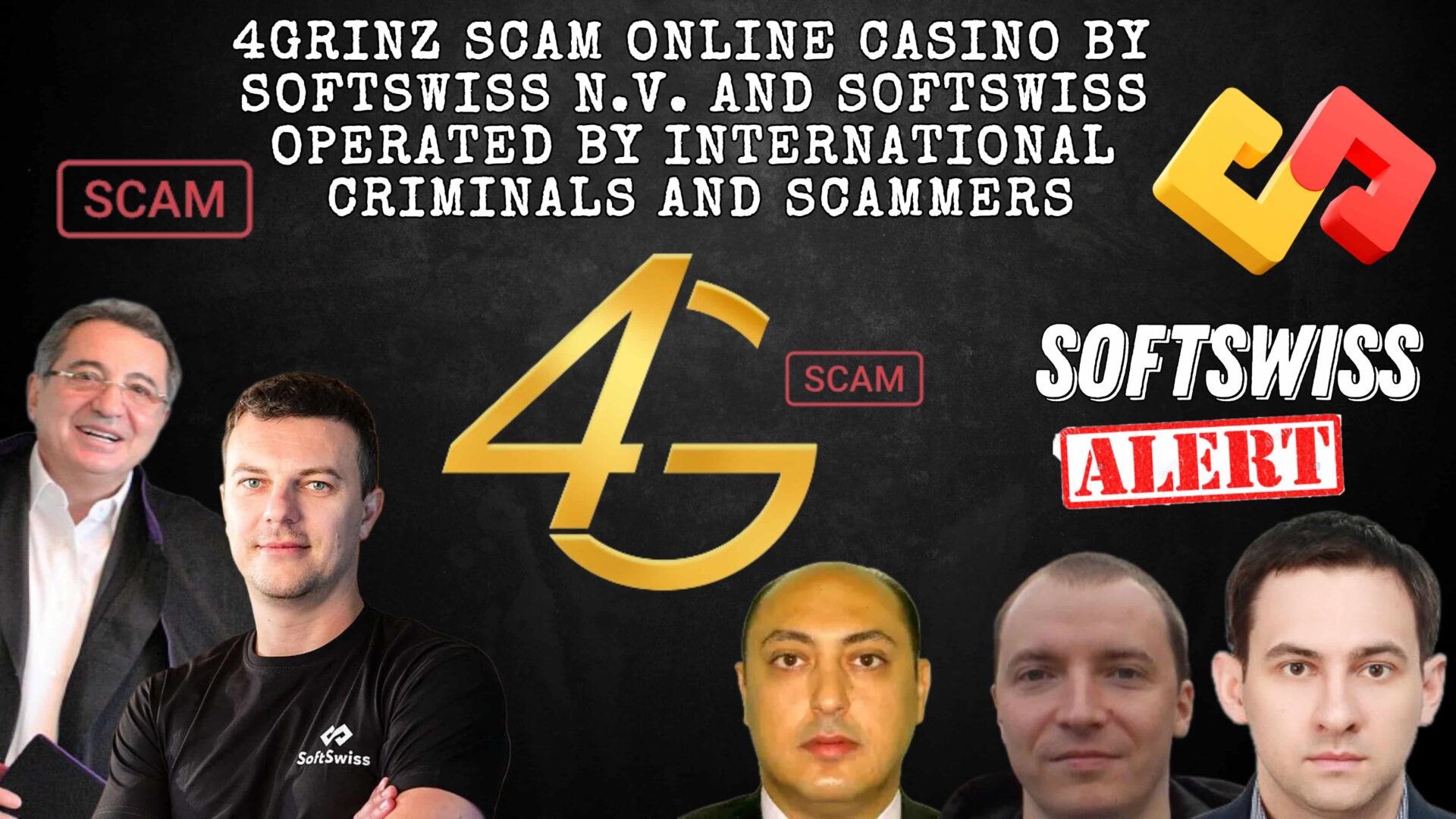 4GRINZ Casino scam, By softswiss and softswiss NV