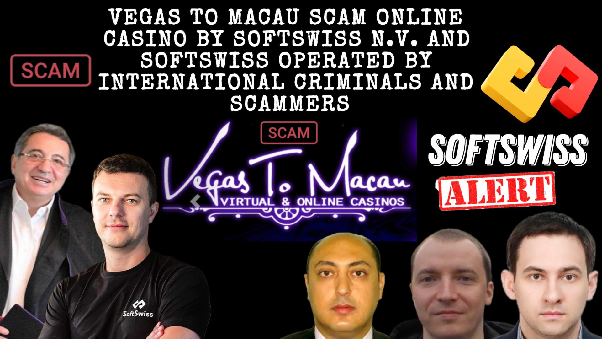 Online scams from Russia and Belarus - Vegas To Macao casino scam, Softswiss N.V. and Softswiss frauds