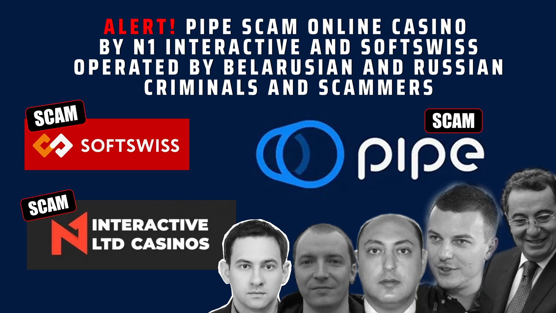 Pipe Casino scam - online casino - softswiss - softswiss scam