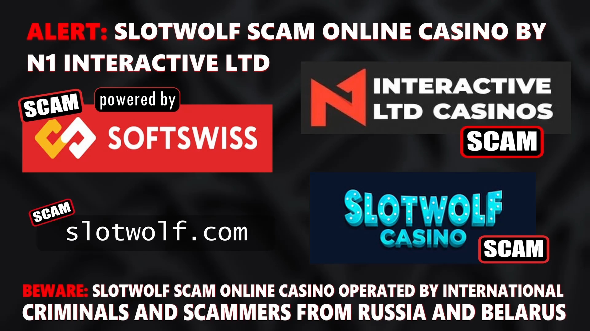 Slotwolf Casino scam - online casino - softswiss - softswiss scam