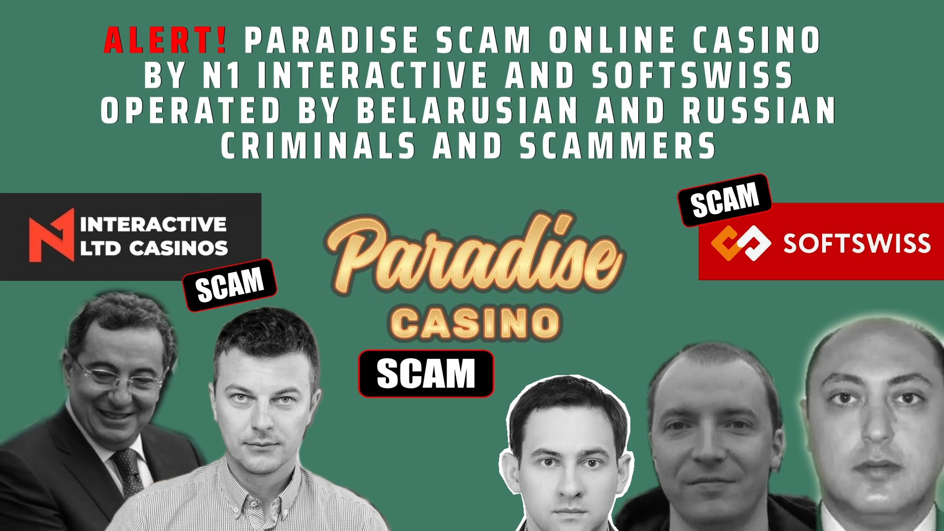 paradise Casino scam - online casino - softswiss - softswiss scam