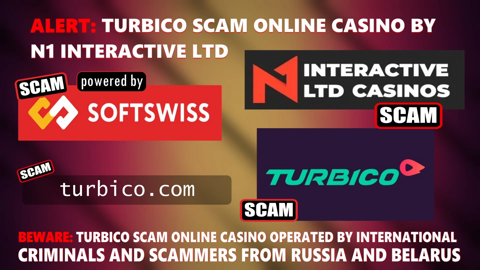 Turbico Casino scam - online casino - softswiss - softswiss scam