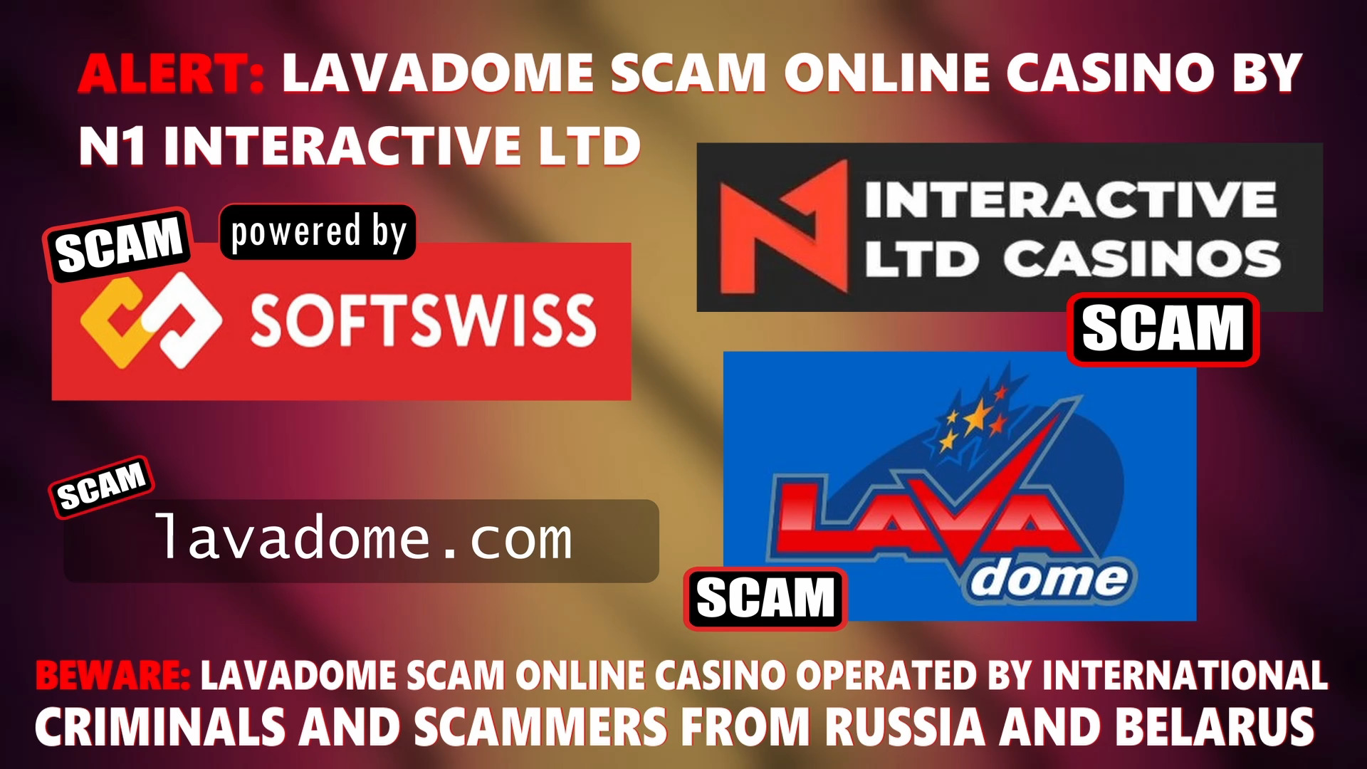 lavadome Casino scam - online casino - softswiss - softswiss scam