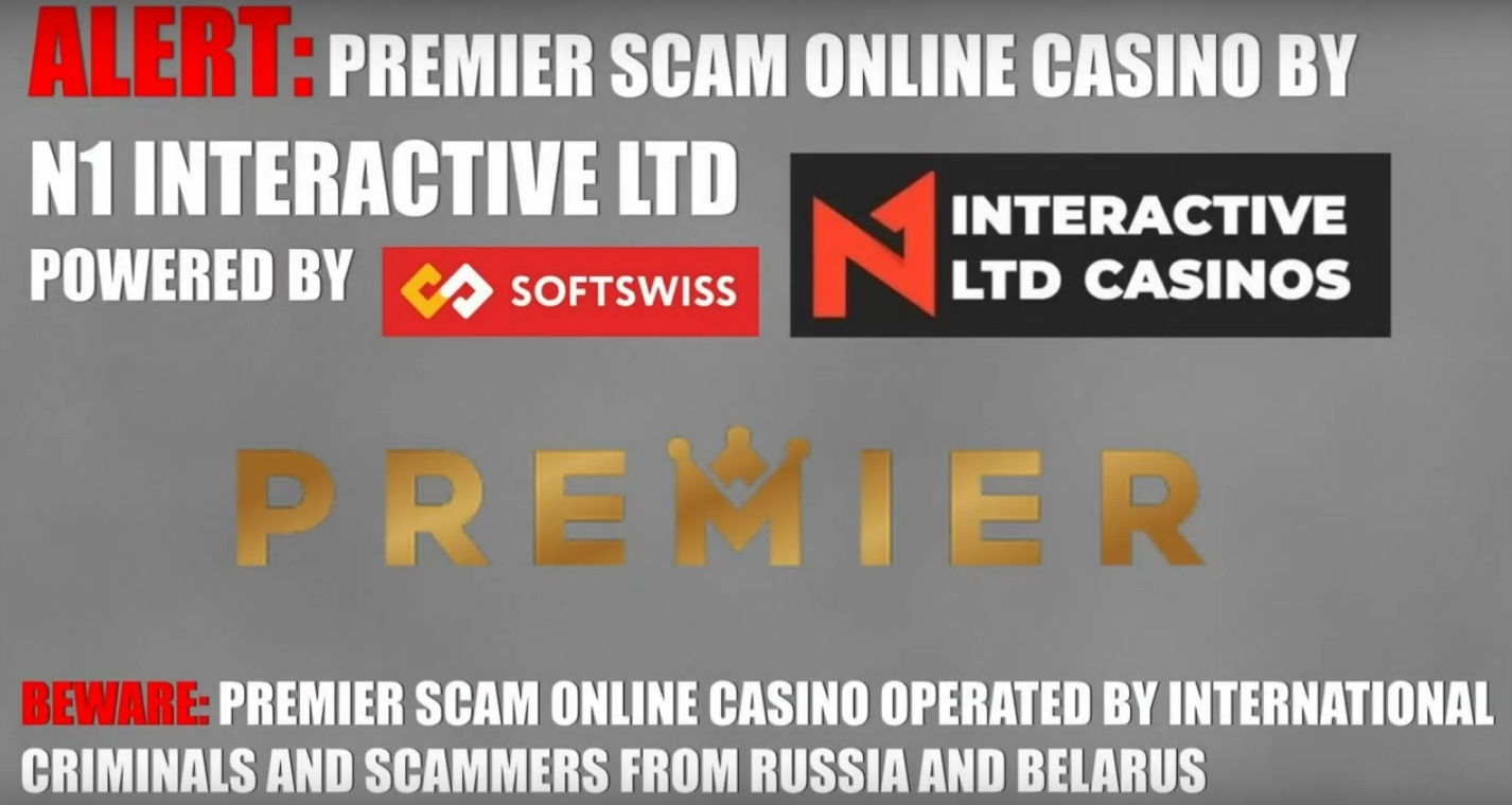 Premier Casino scam - online casino - softswiss - softswiss scam