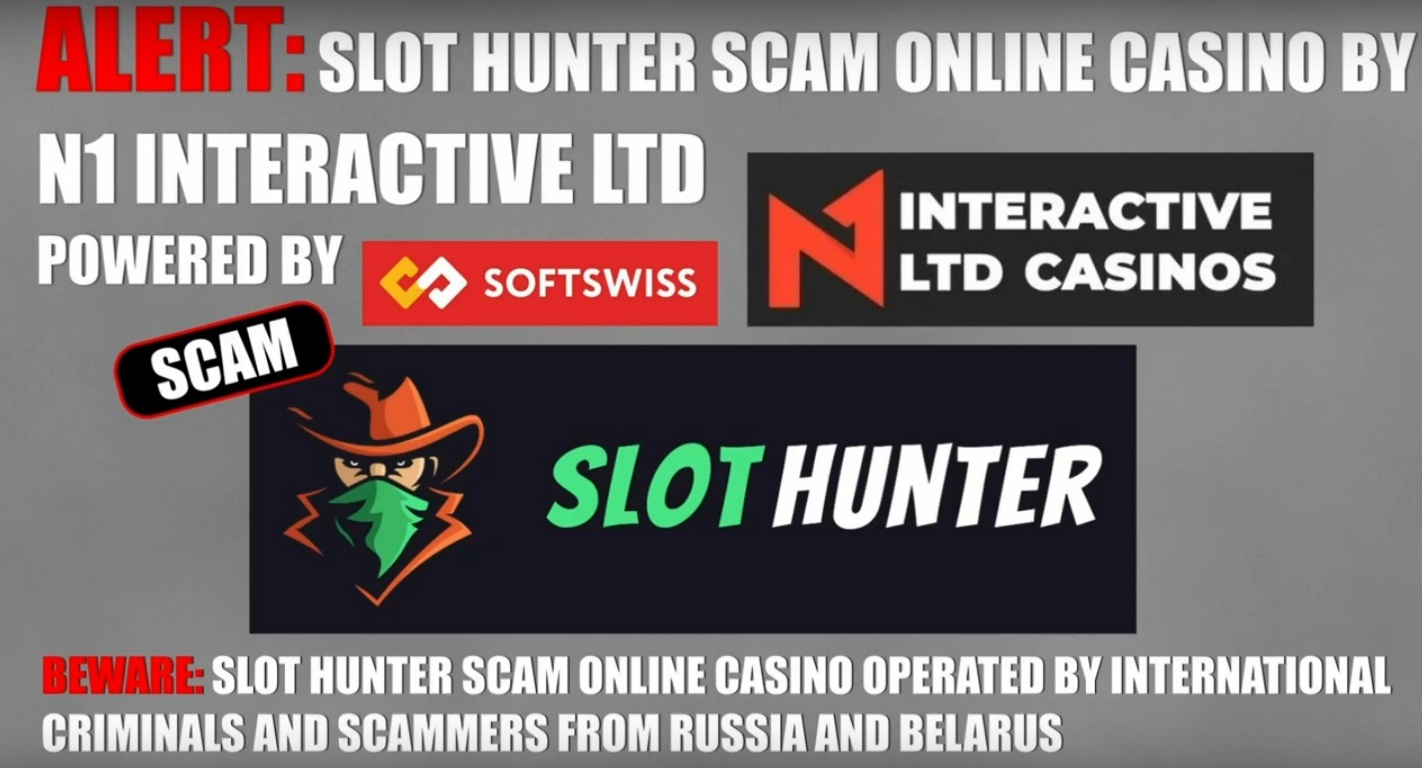 SlotHunter Casino scam - online casino - softswiss - softswiss scam