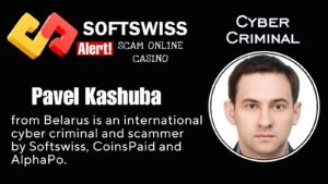 Pavel Kashuba - softswiss - Belarusian criminal and scammer