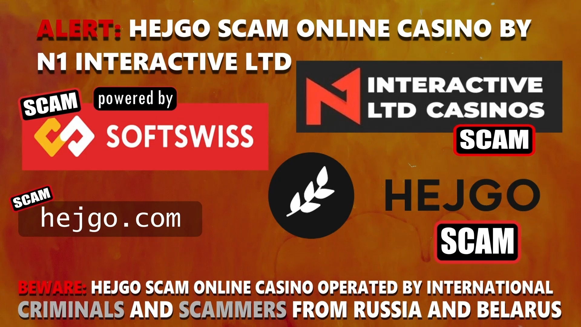 Hejgo Casino scam - online casino - softswiss - softswiss scam