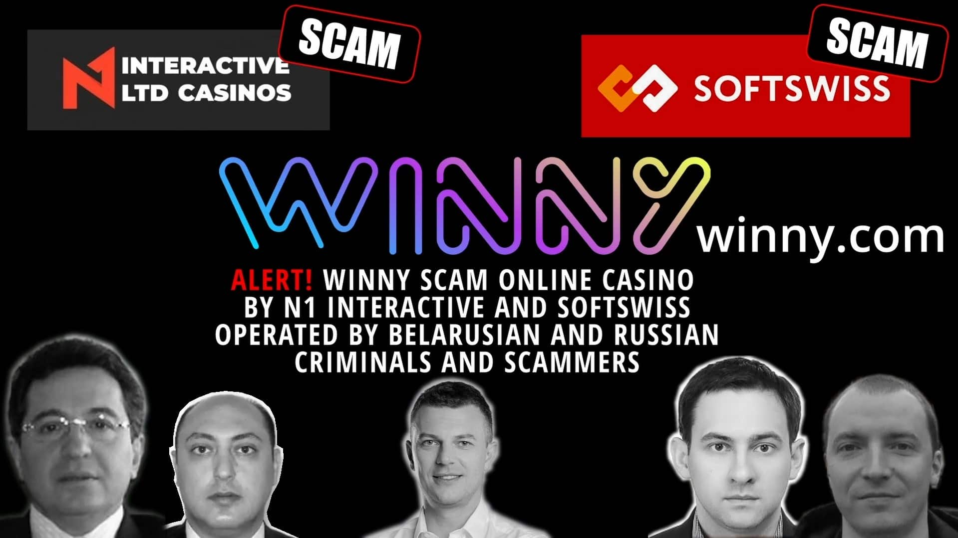 Winny Casino scam, By softswiss and softswiss NV